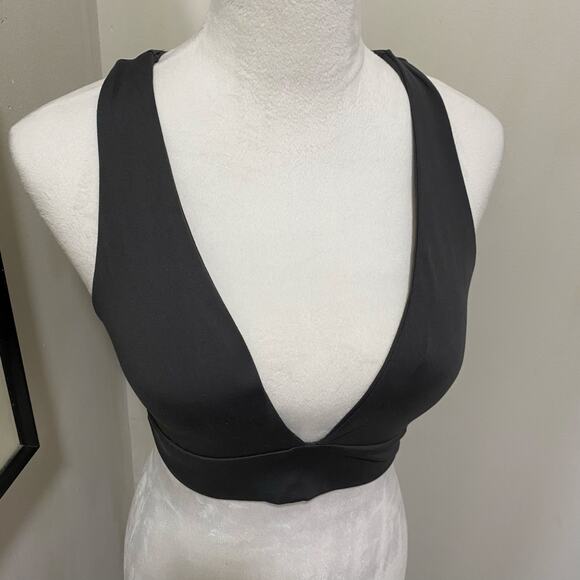 New With Tags  SO  Brushed Micro Crossback Plunge Plus Size XXL Charcoal Grey - Picture 8 of 9